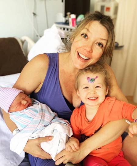 Photo of Kurt Braunohler's wife and children